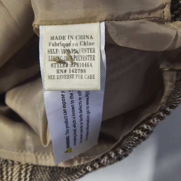 Altar'd State Shorts Skirt Skort Womens Size Small Brown Plaid - Picture 8 of 10